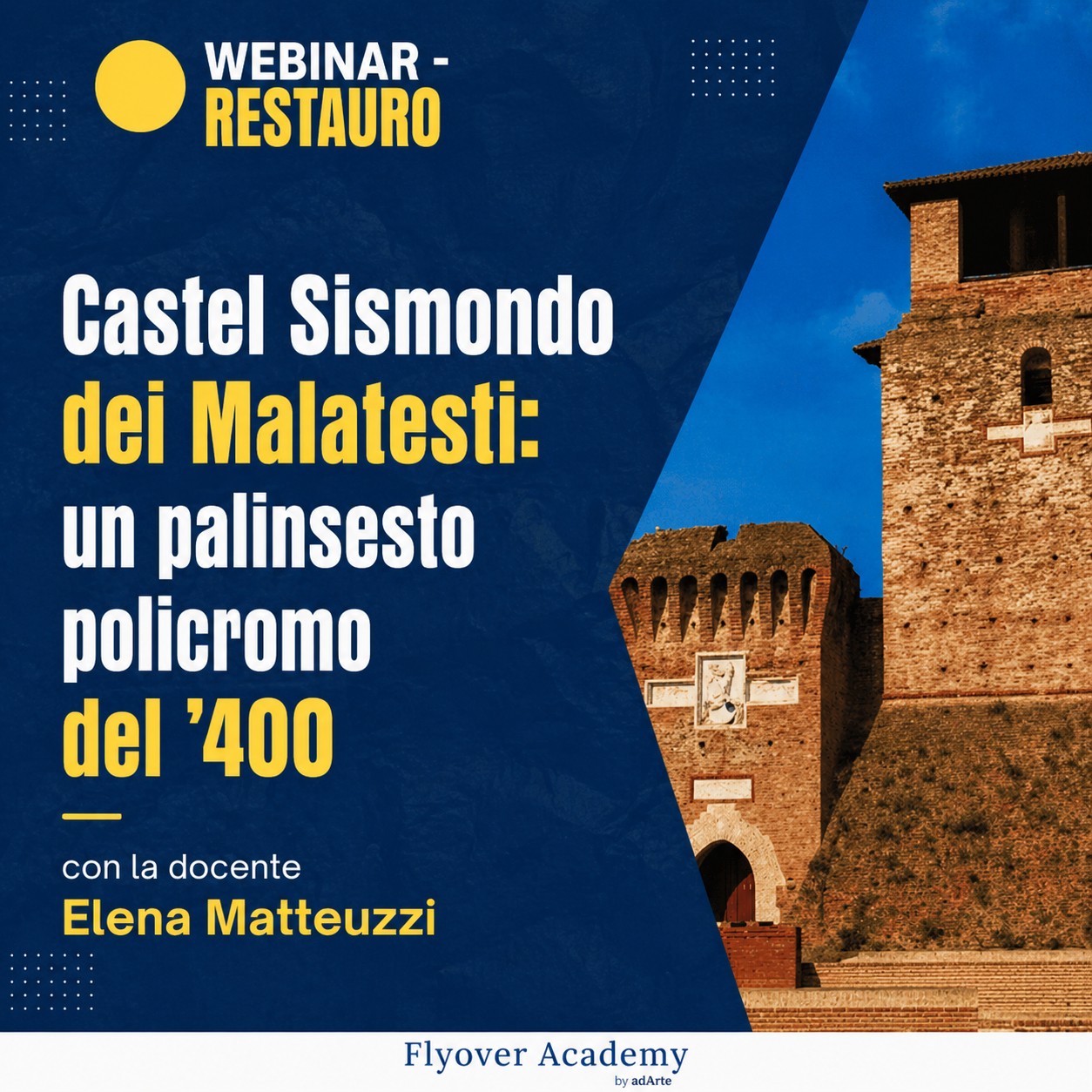 Webinar – Castel Sismondo dei Malatesti: un palinsesto policromo del ‘400