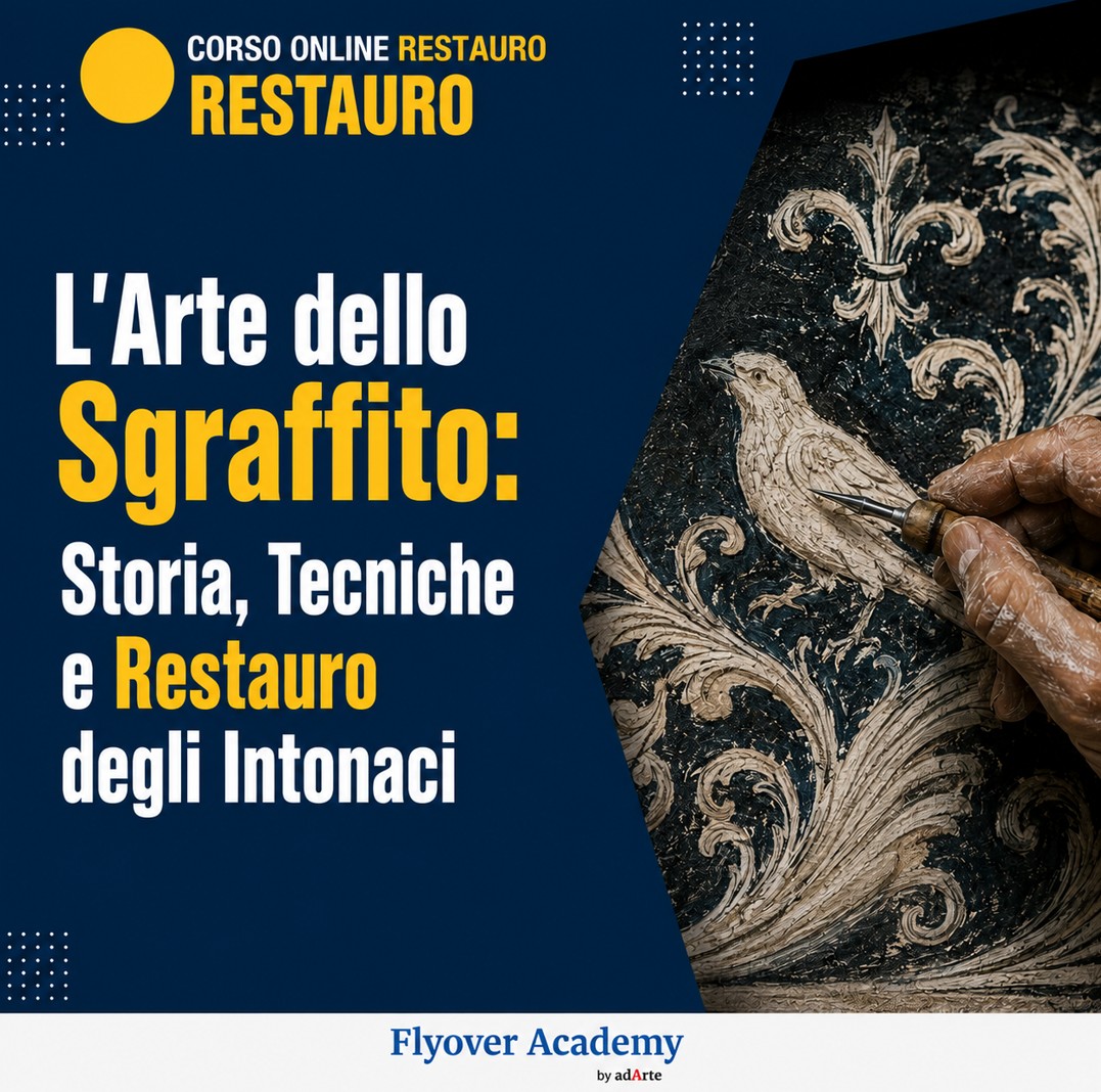 Corso Online – L’Arte dello Sgraffito: Storia, Tecniche e Restauro degli Intonaci